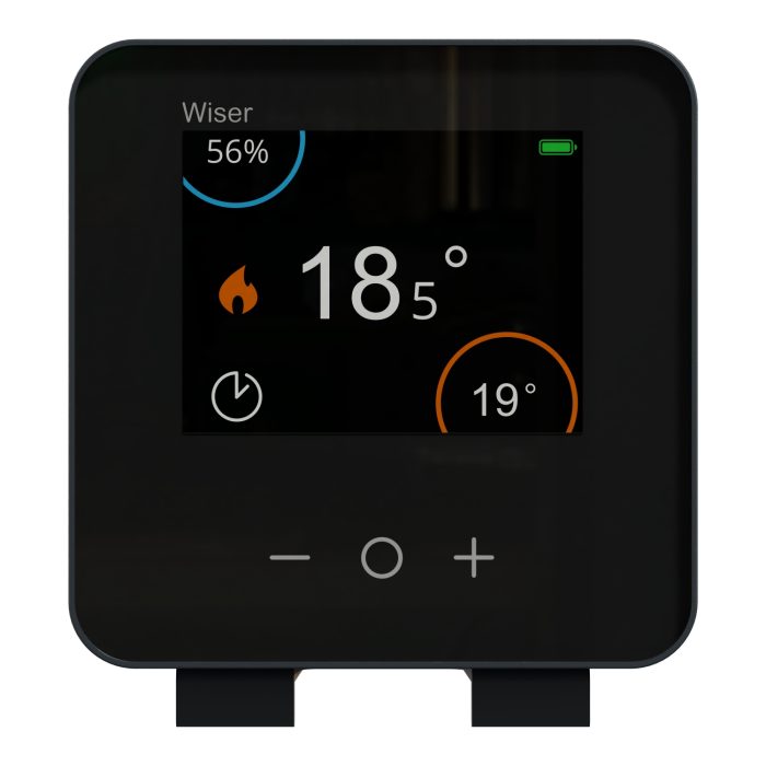 Wiser - Thermostat d'ambiance connecté liaison zigbee 2,4GHz (Anthracite)