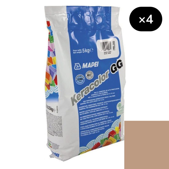 Mortier de jointoiement large KERACOLOR GG 141 - CARAMEL - pour joint de 4 à 15mm [4x5kg]