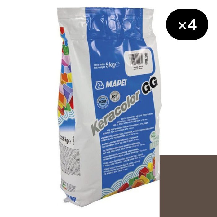 Mortier de jointoiement large KERACOLOR GG 144 - CHOCOLAT - pour joint de 4 à 15mm [4x5kg]