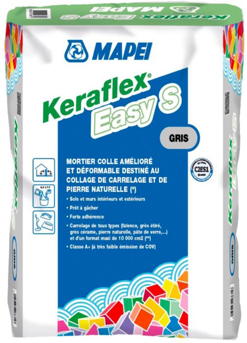 Mortier-Colle amélioré KERAFLEX EASY S - GRIS [25kg]