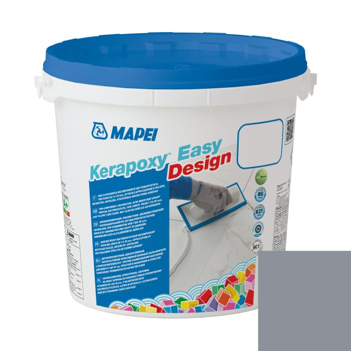 Mortier époxy bi-composant KERAPOXY EASY DESIGN 127 - Gris ARCTIQUE [3kg]