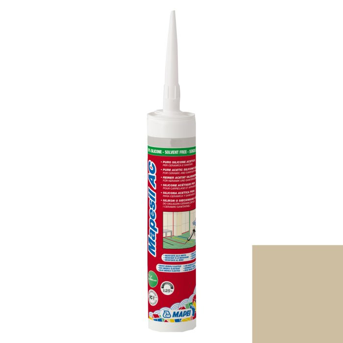 Mastic silicone MAPESIL AC 138 - AMANDE [310ml]