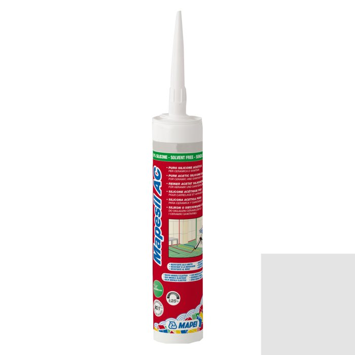 Mastic silicone MAPESIL AC 111 - Gris ARGENT [310ml]