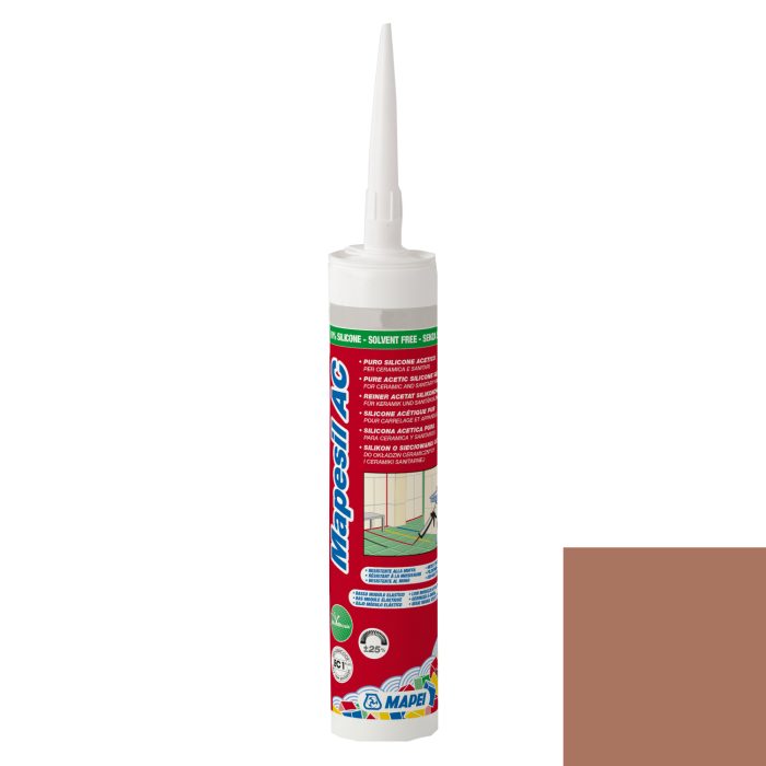 Mastic silicone MAPESIL AC 145 - TERRE DE SIENNE [310ml]