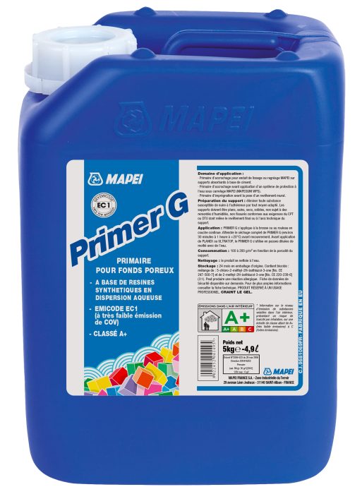 Primaire d'adhérence PRIMER G - sans solvant (5kg)