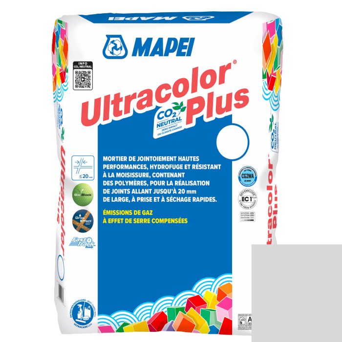 Mortier de jointoiement ULTRACOLOR PLUS 110 - Gris MANHATTAN - pour joint jusqu'à 20mm (23kg)