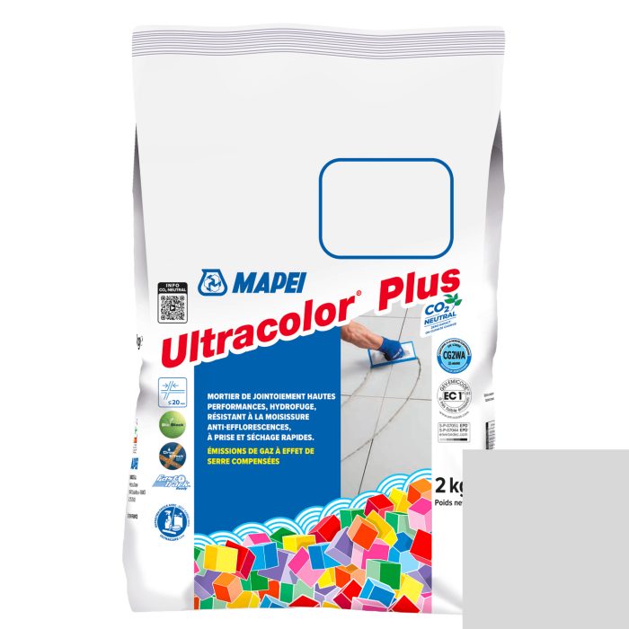 Mortier de jointoiement ULTRACOLOR PLUS 110 - Gris MANHATTAN - pour joint jusqu'à 20mm (2kg)