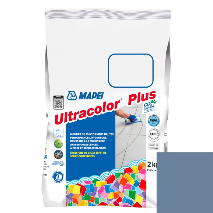 Mortier de jointoiement ULTRACOLOR PLUS 168 - Bleu CÉRULÉEN - pour joint jusqu'à 20mm (2kg)