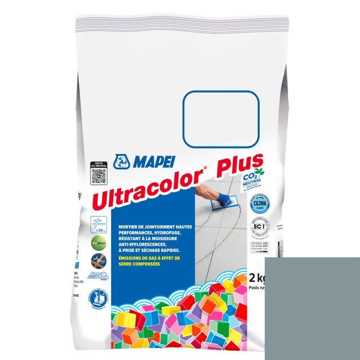 Mortier de jointoiement ULTRACOLOR PLUS 176 - VERT-GRIS - pour joint jusqu'à 20mm (2kg)