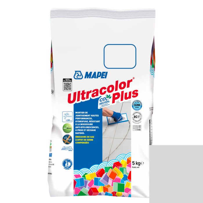 Mortier de jointoiement ULTRACOLOR PLUS 110 - Gris MANHATTAN - pour joint jusqu'à 20mm (5kg)