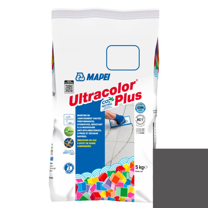 Mortier de jointoiement ULTRACOLOR PLUS 119 - Gris LONDRES - pour joint jusqu'à 20mm (5kg)