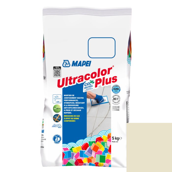 Mortier de jointoiement ULTRACOLOR PLUS 137 - CARAÏBES - pour joint jusqu'à 20mm (5kg)