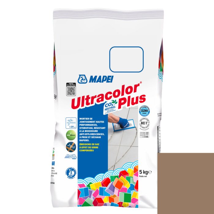 Mortier de jointoiement ULTRACOLOR PLUS 142 - MARRON - pour joint jusqu'à 20mm [5kg]