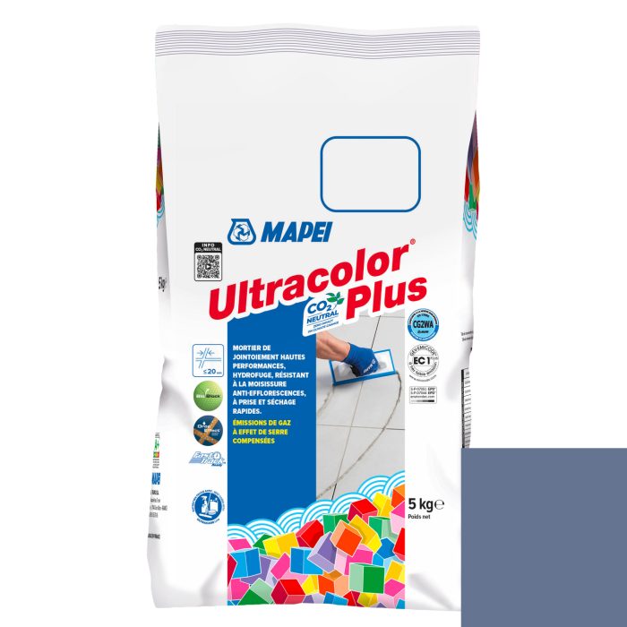 Mortier de jointoiement ULTRACOLOR PLUS 172 - Bleu ESPACE - pour joint jusqu'à 20mm [5kg]