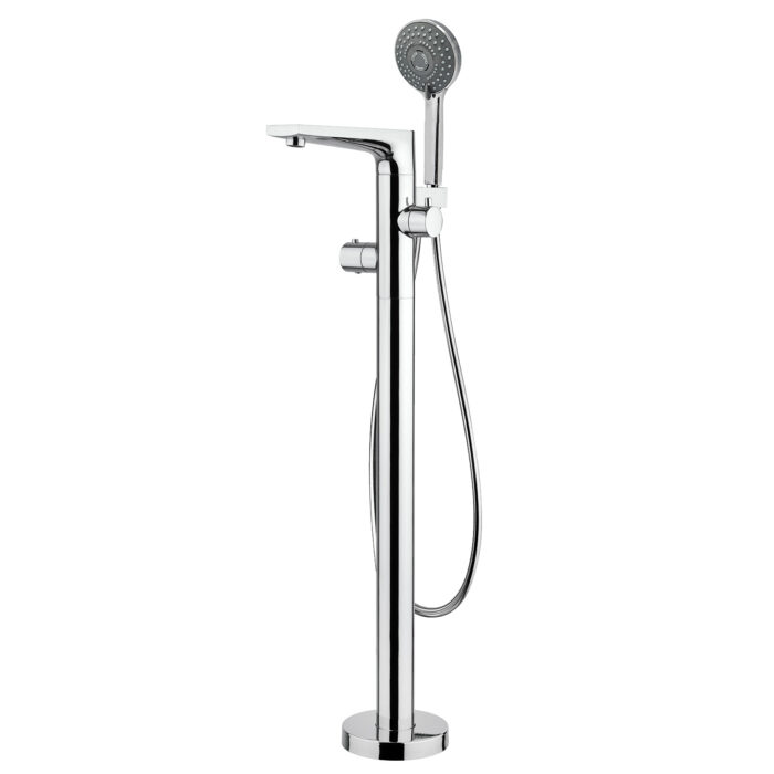 Colonne bain-douche thermostatique ilôt par le sol RUBY (Chrome)